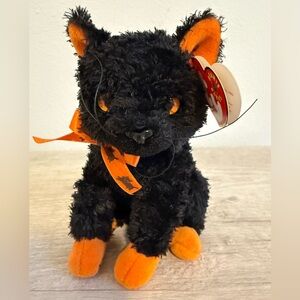 Fraidy Cat the Halloween Beanie Baby Kitty with Tags
